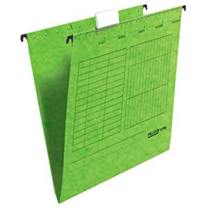 FALKEN Original 25er Pack Hängemappe UniReg. Made in Germany. Aus Recycling-Karton für DIN A4 seitlich offen grün Pack Blauer Engel ideal für die lose Blatt-Ablage im Büro und der Behörde FALKEN Original 25er Pack Hängemappe UniReg. Made in Germany. Aus Recycling-Karton für DIN A4 seitlich offen grün Pack Blauer Engel ideal für die lose Blatt-Ablage im Büro und der Behörde