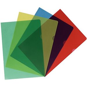 Herlitz Aktenhülle, A4, farbig sortiert, genarbt, oben und rechts offen, 20 Stück Herlitz Aktenhülle, A4, farbig sortiert, genarbt, oben und rechts offen, 20 Stück