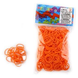 Rainbow Loom Haargummis, Orange Rainbow Loom Haargummis, Orange