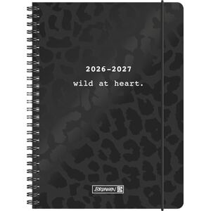 BRUNNEN Schülerkalender 2026/2027 "BLACK" A5, Papier: 2 Seiten = 1 Woche ; Kalendarium: 18 Monate Juli 2026 bis Dezember 2027 BRUNNEN Schülerkalender 2026/2027 "BLACK" A5, Papier: 2 Seiten = 1 Woche ; Kalendarium: 18 Monate Juli 2026 bis Dezember 2027