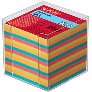 Herlitz 1600253 Zettelkasten 9x9x9cm transparent 650 Blatt farbig Herlitz 1600253 Zettelkasten 9x9x9cm transparent 650 Blatt farbig