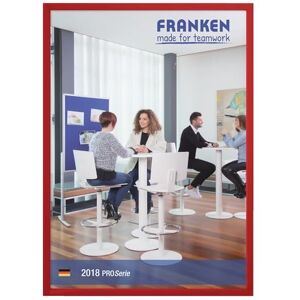 Franken Dokumentenhalter Frame It X-tra!Line, DIN A4, magnetisch, 5 Stück, rot, ITSA4M/5 01 Franken Dokumentenhalter Frame It X-tra!Line, DIN A4, magnetisch, 5 Stück, rot, ITSA4M/5 01