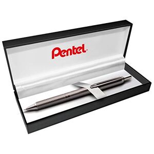 Pentel BL407MA-BOX EnerGel Sterling Liquid Gel-Tintenroller in Geschenkbox, Gehäuse Anthrazit, Strichstärke 0.35 mm, Kugeldurchmesser 0.7 mm, Schreibfarbe Schwarz, 1 Stück (1er Pack) Pentel BL407MA-BOX EnerGel Sterling Liquid Gel-Tintenroller in Geschenkbox, Gehäuse Anthrazit, Strichstärke 0.35 mm, Kugeldurchmesser 0.7 mm, Schreibfarbe Schwarz, 1 Stück (1er Pack)
