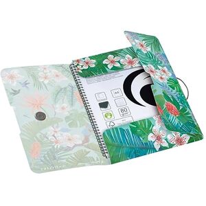 Herlitz Gummizugmappe A4 aus PP, Motiv: Ladylike Jungle, 1 Stück Herlitz Gummizugmappe A4 aus PP, Motiv: Ladylike Jungle, 1 Stück