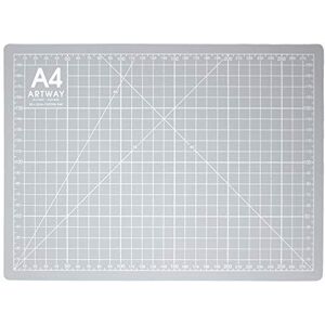 ARTWAY 2302498 Schneidematte, plastik, A4, Grau/Weiß ARTWAY 2302498 Schneidematte, plastik, A4, Grau/Weiß