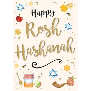 Piccadilly Greetings Regal Publishing Jüdische Karte, Happy Rosh Hashanah, 17,8 x 12,7 cm Piccadilly Greetings Regal Publishing Jüdische Karte, Happy Rosh Hashanah, 17,8 x 12,7 cm