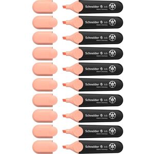 Schneider Job 150 Pastell Textmarker (aus recyceltem Kunststoff, ausgezeichnet mit Der blaue Engel) 10er Pack pfirsich Schneider Job 150 Pastell Textmarker (aus recyceltem Kunststoff, ausgezeichnet mit Der blaue Engel) 10er Pack pfirsich