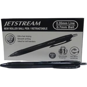 uni-ball Rollerball JetStream SXN-157E, schwarz, 0,7 mm, Box, 12 Stück uni-ball Rollerball JetStream SXN-157E, schwarz, 0,7 mm, Box, 12 Stück