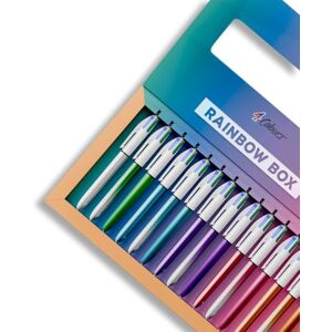 BIC 4 Farben Set Rainbow Limited Edition, ideal für Sammler, zweifarbig, glänzend und glänzend – Set mit 15 Stiften, starten Sie jetzt Ihre Sammlung mit 4 Farben BIC 4 Farben Set Rainbow Limited Edition, ideal für Sammler, zweifarbig, glänzend und glänzend – Set mit 15 Stiften, starten Sie jetzt Ihre Sammlung mit 4 Farben