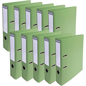 Exacompta 53756E 10er Pack Premium PVC-Ordner Prem´Touch. 7 cm breit DIN A4 Ringordner Aktenordner Briefordner Büroordner Plastikordner Schlitzordner anisgrün Exacompta 53756E 10er Pack Premium PVC-Ordner Prem´Touch. 7 cm breit DIN A4 Ringordner Aktenordner Briefordner Büroordner Plastikordner Schlitzordner anisgrün