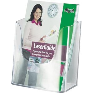 Sigel LH116 Wand-Prospekthalter für DIN A5, aus Acryl, transparent Sigel LH116 Wand-Prospekthalter für DIN A5, aus Acryl, transparent