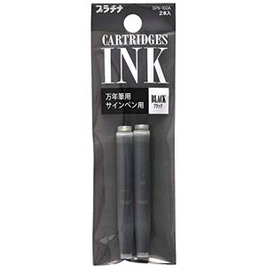Platinum Preppy Marker- und Füllfederhalter-Nachfüllpatrone, schwarze Tinte, 2 Stück, SPN 100 A Platinum Preppy Marker- und Füllfederhalter-Nachfüllpatrone, schwarze Tinte, 2 Stück, SPN 100 A