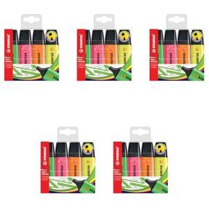STABILO Textmarker BOSS ORIGINAL 5x 4er Pack gelb, orange, grün, pink STABILO Textmarker BOSS ORIGINAL 5x 4er Pack gelb, orange, grün, pink