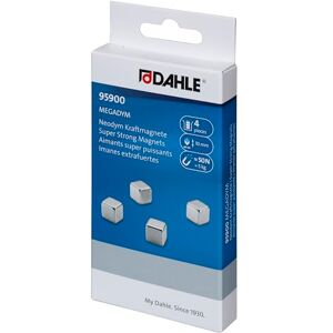 Dahle 95900-14026 Megadym Magnet Würfel 4 Stück, Haftkraft 50 Newton Dahle 95900-14026 Megadym Magnet Würfel 4 Stück, Haftkraft 50 Newton