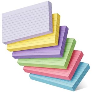 Carehabi Karteikarten Set A6 liniert, 360 Stück Moderationskarten Set in 6 Farben Karteikarten groß Lernkarten für Vokabeln Deutsch Englisch, Formeln und Notizen Visitenkarten Carehabi Karteikarten Set A6 liniert, 360 Stück Moderationskarten Set in 6 Farben Karteikarten groß Lernkarten für Vokabeln Deutsch Englisch, Formeln und Notizen Visitenkarten