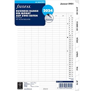 Filofax Kalendereinlage 2024 A5 1 Monat / 2 Seiten tabbed 24-68544 Filofax Kalendereinlage 2024 A5 1 Monat / 2 Seiten tabbed 24-68544