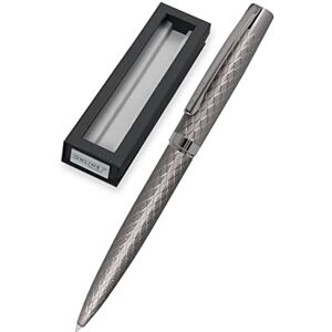 Online Kugelschreiber Eleganza Diamond Titan I hochwertiger Metall-Kuli I auswechselbare Großraummine I Metallclip I Schreibfarbe Schwarz dokumentenecht I inkl. Geschenkverpackung, 1 Stück (1er Pack) Online Kugelschreiber Eleganza Diamond Titan I hochwertiger Metall-Kuli I auswechselbare Großraummine I Metallclip I Schreibfarbe Schwarz dokumentenecht I inkl. Geschenkverpackung, 1 Stück (1er Pack)