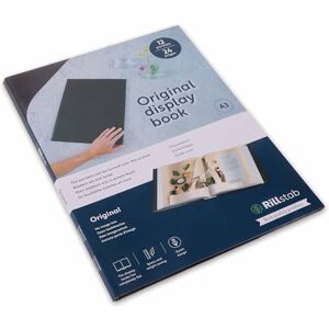 Rillstab A3 Präsentationsmappe für Schule & Projekt Sichtbuch & Präsentationsbuch 12 Transparente Hüllen Dokumente Organisieren ohne Lochen- Schwarz, RI99314 Rillstab A3 Präsentationsmappe für Schule & Projekt Sichtbuch & Präsentationsbuch 12 Transparente Hüllen Dokumente Organisieren ohne Lochen- Schwarz, RI99314