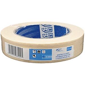 ACIT Kreppband Classic Beige, Universal-Abklebeband, Premium Malerkrepp, Klebeband für Malerarbeiten (25 mm) ACIT Kreppband Classic Beige, Universal-Abklebeband, Premium Malerkrepp, Klebeband für Malerarbeiten (25 mm)