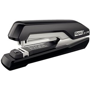 Rapid Super-Flachheftgerät, 30 Blatt, Schwarz, ABS-Kunststoff, Metall, Gummiboden, Supreme, S17, 5000537 Rapid Super-Flachheftgerät, 30 Blatt, Schwarz, ABS-Kunststoff, Metall, Gummiboden, Supreme, S17, 5000537
