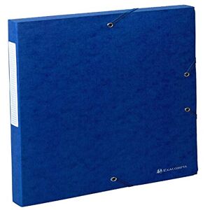 Exacompta 50702E 1 Abheftbox mit Scotten-Gummibändern aus geprägter Glanzkarte 600g/m2 Rücken 2,5 cm Maße 25 x 33 cm für A4-Dokumente Farbe blau wird montiert geliefert Exacompta 50702E 1 Abheftbox mit Scotten-Gummibändern aus geprägter Glanzkarte 600g/m2 Rücken 2,5 cm Maße 25 x 33 cm für A4-Dokumente Farbe blau wird montiert geliefert