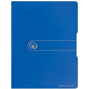 Herlitz 11207347 Sichtbuch A4, 20 Klarsichthüllen, aufgeklebtes Rückenschild, opak blau Herlitz 11207347 Sichtbuch A4, 20 Klarsichthüllen, aufgeklebtes Rückenschild, opak blau