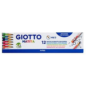 GIOTTO 936185 Bleistift 2HB mit Radiergummi GIOTTO 936185 Bleistift 2HB mit Radiergummi