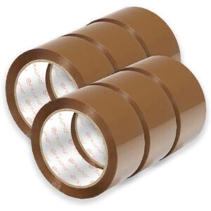 OFITURIA Paketklebeband, Braunes Klebeband, Packband für Umzugskartons und Sendungen, Verpackungsklebeband, Sicheres und Widerstandsfähiges Paketband (38mmx66m, 6 Rollen) OFITURIA Paketklebeband, Braunes Klebeband, Packband für Umzugskartons und Sendungen, Verpackungsklebeband, Sicheres und Widerstandsfähiges Paketband (38mmx66m, 6 Rollen)