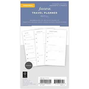 Filofax Travel Planner Refill Personal Filofax Travel Planner Refill Personal