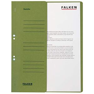 FALKEN Original 50er Pack Ösenhefter. Made in Germany. Aus Recycling-Karton mit halbem Vorderdeckel und kaufmännischer Heftung für DIN A4 grün Hefter Sammelmappe Blauer Engel FALKEN Original 50er Pack Ösenhefter. Made in Germany. Aus Recycling-Karton mit halbem Vorderdeckel und kaufmännischer Heftung für DIN A4 grün Hefter Sammelmappe Blauer Engel