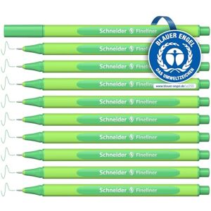 Schneider Line-Up Fineliner (Strichstärke 0,4 mm, aus biobasiertem Kunststoff, ausgezeichnet mit Der blaue Engel) 10 Stück, highland-green Schneider Line-Up Fineliner (Strichstärke 0,4 mm, aus biobasiertem Kunststoff, ausgezeichnet mit Der blaue Engel) 10 Stück, highland-green