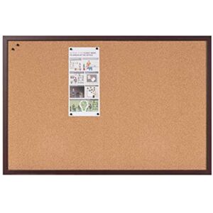 Bi-Office Earth Korktafel mit Executive MDF Rahmen, Kirschen, Umweltfreundliche Pinnwand mit Naturkorkschicht, 90 x 60 cm Bi-Office Earth Korktafel mit Executive MDF Rahmen, Kirschen, Umweltfreundliche Pinnwand mit Naturkorkschicht, 90 x 60 cm