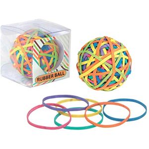 Alevar Kugel aus farbigen Gummibändern, 105 g, 170 Stück, Kugel 70 x 3 mm Alevar Kugel aus farbigen Gummibändern, 105 g, 170 Stück, Kugel 70 x 3 mm