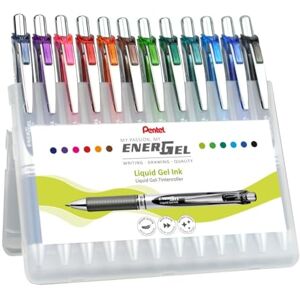 Pentel EnerGel XM BL77 Gelschreiber mit Druckmechanik, (12 Stück farblich sortiert) Pentel EnerGel XM BL77 Gelschreiber mit Druckmechanik, (12 Stück farblich sortiert)