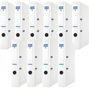 OFFICER PRODUCTS DONAU Premium Ordner Schmal 10er Pack/DIN A4 / 5 cm / 10 Stück/Weiße/Kunststoffbezug PP/Carton Papier Schlitzordner Büroordner Aktenordner Ringordner/Grünen Punkt OFFICER PRODUCTS DONAU Premium Ordner Schmal 10er Pack/DIN A4 / 5 cm / 10 Stück/Weiße/Kunststoffbezug PP/Carton Papier Schlitzordner Büroordner Aktenordner Ringordner/Grünen Punkt