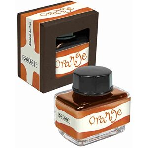 Online Tinte Orange, Tintenglas 15ml, bunte Füllertinte für Kalligrafie, Handlettering, Schreibtinte, Tintenfass für Konverter, Nachfülltinte auf wasserbasis Online Tinte Orange, Tintenglas 15ml, bunte Füllertinte für Kalligrafie, Handlettering, Schreibtinte, Tintenfass für Konverter, Nachfülltinte auf wasserbasis