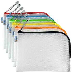 Herma Dokumententasche A5 mit Reißverschluss Set, 10 Stück, kleine wasserdichte Reißverschlusstasche, verschließbare Dokumentenmappe aus Kunstoff mit Zipper, halb-transparent, 26 x 20 cm Herma Dokumententasche A5 mit Reißverschluss Set, 10 Stück, kleine wasserdichte Reißverschlusstasche, verschließbare Dokumentenmappe aus Kunstoff mit Zipper, halb-transparent, 26 x 20 cm