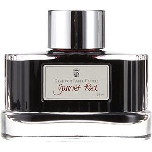 Graf von Faber-Castell 141005 Tintenglas, granat rot Graf von Faber-Castell 141005 Tintenglas, granat rot