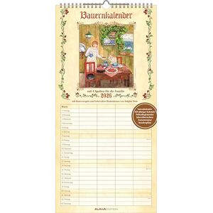 Alpha Bauernkalender Familienplaner 2026 – Wandkalender 22×45 cm mit 4 Spalten, Bauernweisheiten, Wetterregeln & 100-jährigem Kalender, praktischer Terminplaner für Familien im Landhausstil Alpha Bauernkalender Familienplaner 2026 – Wandkalender 22×45 cm mit 4 Spalten, Bauernweisheiten, Wetterregeln & 100-jährigem Kalender, praktischer Terminplaner für Familien im Landhausstil