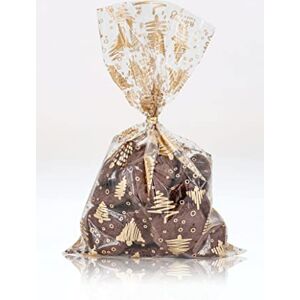 Italpak Transparente Weihnachtsbeutel, Celophan-Umschläge für Süßigkeiten, Kekse, 15 x 25 cm, 50 Stück Italpak Transparente Weihnachtsbeutel, Celophan-Umschläge für Süßigkeiten, Kekse, 15 x 25 cm, 50 Stück