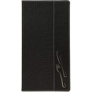 SECURIT Design Kroko Optik A4 Menukarte, inkl. 2 dopplete Einlage für Menüs (für 6 Seiten A4/A5) SECURIT Design Kroko Optik A4 Menukarte, inkl. 2 dopplete Einlage für Menüs (für 6 Seiten A4/A5)