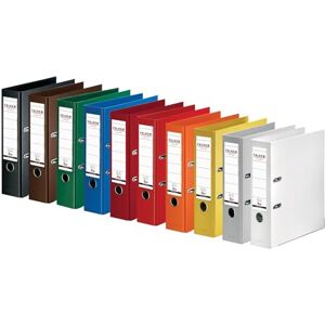 FALKEN Original 10er Pack Chromocolor Premium-Ordner. Made in Germany. Kunststoffbezug außen und innen 8 cm breit DIN A4 farbig sortiert Ringordner Aktenordner Briefordner FALKEN Original 10er Pack Chromocolor Premium-Ordner. Made in Germany. Kunststoffbezug außen und innen 8 cm breit DIN A4 farbig sortiert Ringordner Aktenordner Briefordner