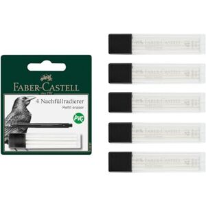 Faber-Castell 205267 Ersatzradierer Precision Eraser Pen, 20 Nachfüllradierer für Radiergummi Stift Faber-Castell 205267 Ersatzradierer Precision Eraser Pen, 20 Nachfüllradierer für Radiergummi Stift