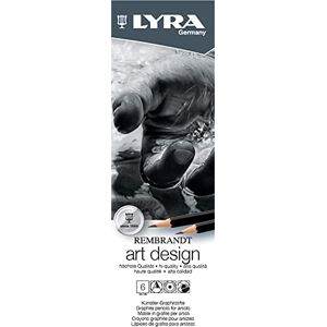 LYRA Rembrandt Art Design Graphit-Bleistifte, Zeichenset, 6 Härtegrade im Metalletui, verschiedene Farben LYRA Rembrandt Art Design Graphit-Bleistifte, Zeichenset, 6 Härtegrade im Metalletui, verschiedene Farben