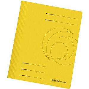 Herlitz Schnellhefter A4 Karton, gefaltet, gelb intensiv, 25 Stück Herlitz Schnellhefter A4 Karton, gefaltet, gelb intensiv, 25 Stück