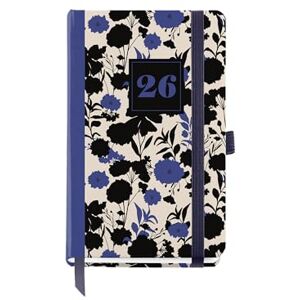 Miquelrius Kalender 2026, Tag pro Seite, kleines Format (90 x 140 mm), Tagesplaner, fester Kartoneinband, Spiralbindung, Gummibandverschluss, Papier 80 g/m², Spanisch-EN-PT, Schwarz & Blau Miquelrius Kalender 2026, Tag pro Seite, kleines Format (90 x 140 mm), Tagesplaner, fester Kartoneinband, Spiralbindung, Gummibandverschluss, Papier 80 g/m², Spanisch-EN-PT, Schwarz & Blau