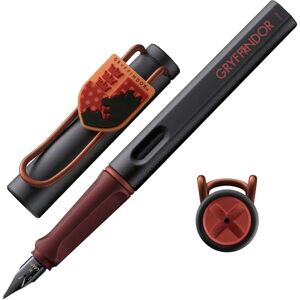 Lamy safari Harry Potter Gryffindor™ Füller – Special Edition Füllhalter mit Wappen des Hauses Stahlfeder in Strichbreite M – mit ergonomischen Griff – inkl. Tintenpatrone T10 blau – Rechtshänder Lamy safari Harry Potter Gryffindor™ Füller – Special Edition Füllhalter mit Wappen des Hauses Stahlfeder in Strichbreite M – mit ergonomischen Griff – inkl. Tintenpatrone T10 blau – Rechtshänder
