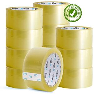 m-office OFITURIA Transparentes Klebeband, selbstklebendes Verpackungsband für Kartons, Versand, Umzüge und Handwerk, sicheres und robustes transparentes Papier (36 mm x 66 m, x12) m-office OFITURIA Transparentes Klebeband, selbstklebendes Verpackungsband für Kartons, Versand, Umzüge und Handwerk, sicheres und robustes transparentes Papier (36 mm x 66 m, x12)