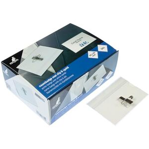 Kangaro Namensschild 60x90 mm Box mit 24 Stück inklusive Clip, Nadel und weißen Einsteckkarten Kangaro Namensschild 60x90 mm Box mit 24 Stück inklusive Clip, Nadel und weißen Einsteckkarten
