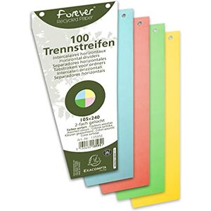 Exacompta 13595B 100er Pack Karton-Trennstreifen. Trapezform farbig sortiert. Für eine übersichtliche Anblage Ihrer Dokumente. Trennlaschen Trennblätter Ordner Register Blauer Engel Exacompta 13595B 100er Pack Karton-Trennstreifen. Trapezform farbig sortiert. Für eine übersichtliche Anblage Ihrer Dokumente. Trennlaschen Trennblätter Ordner Register Blauer Engel